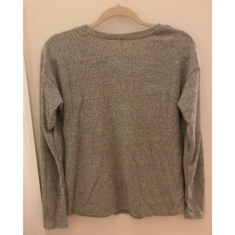 ✿ Cozy Knitted Henley Shirt ✿ - Picture 4 of 4